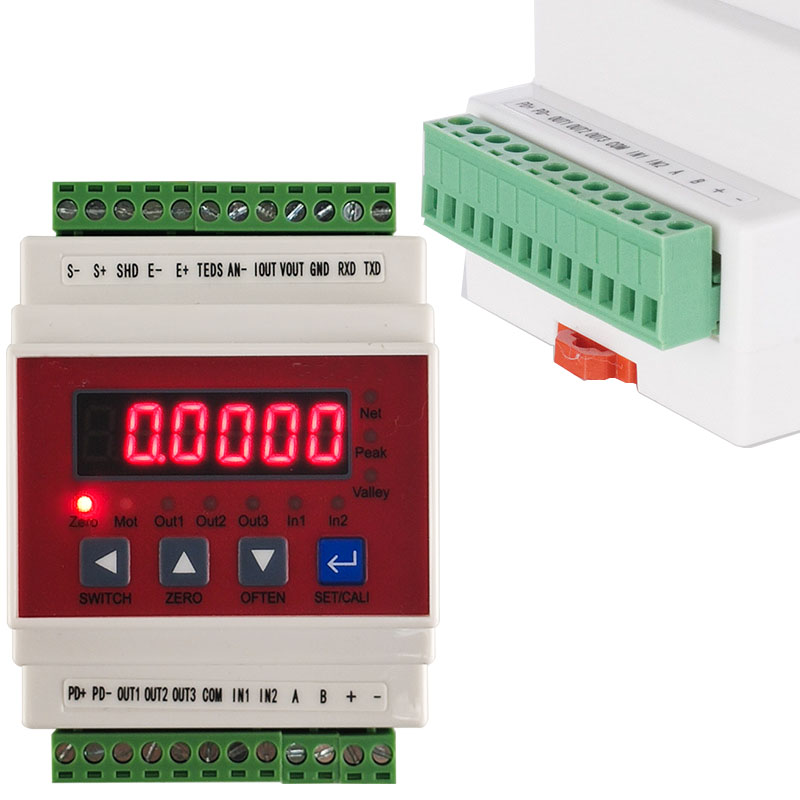 KDEV-B-326 Rail-mounted force display controller Force sensor display Digital signal amplifier Force transmitter