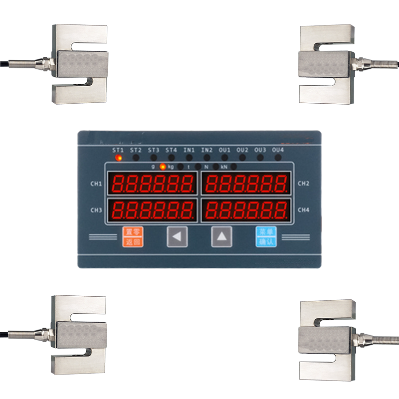 Small size, high precision, fast speed force sensor display