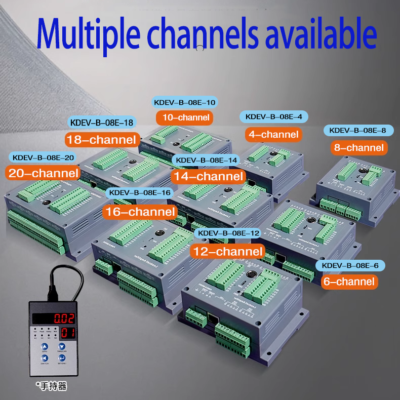 KDEV-B-08E Multi channel digital transmitter RS485 communication modbus TCP/etherCAT